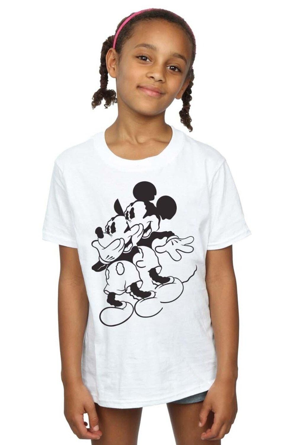 

Хлопковая футболка с Микки Маусом Shake Disney, белый