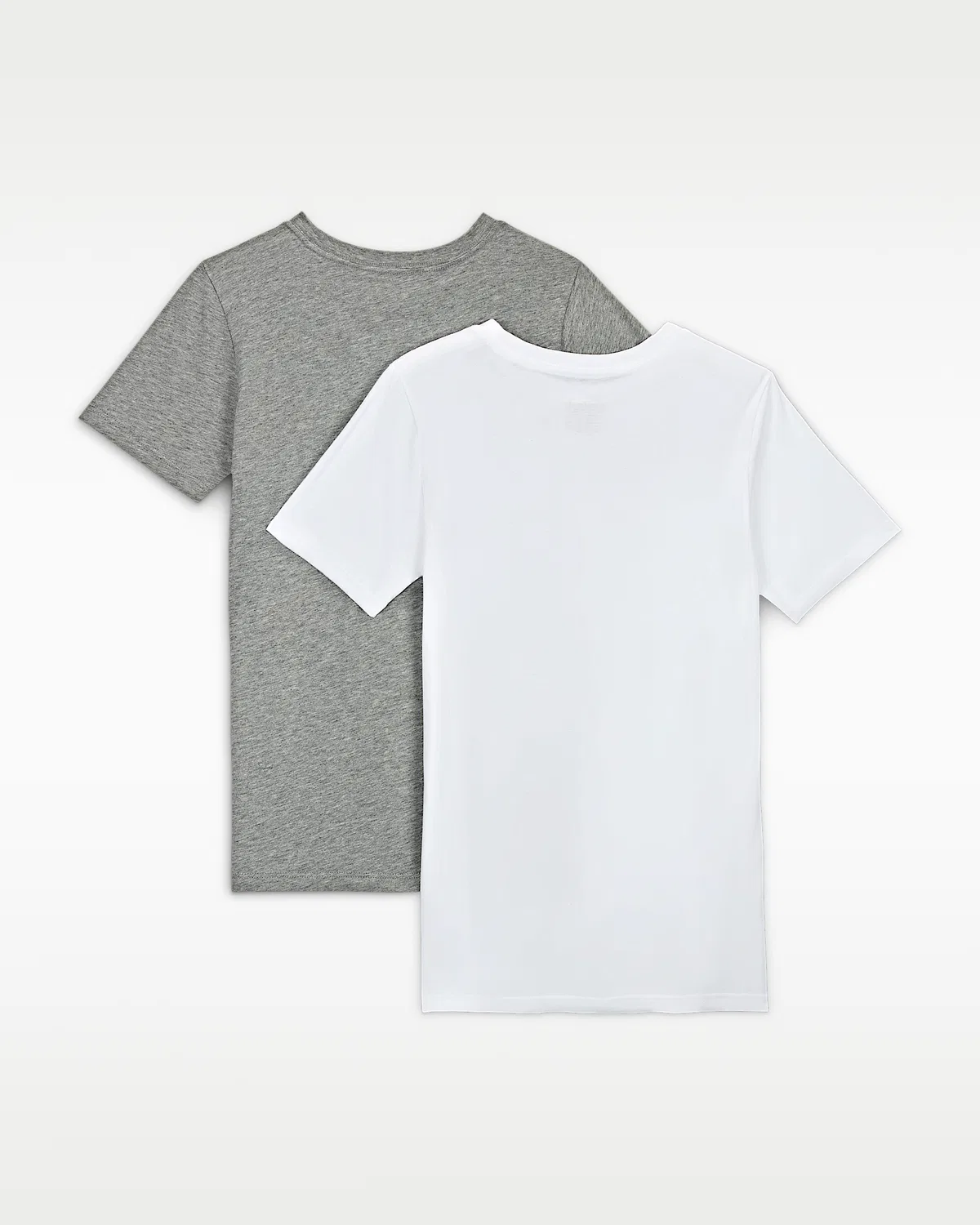 Детская майка Nike Big Kids' Crew Undershirt (2-Pack), White/Dark Grey Heather — фото 2