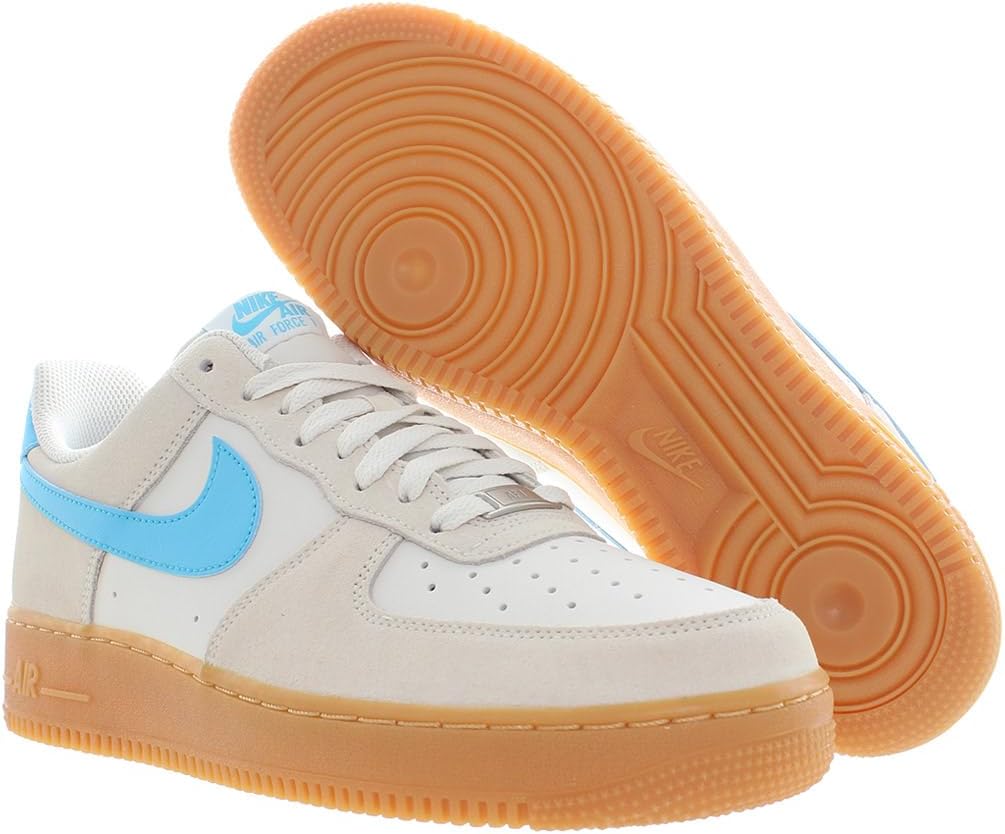 Мужские кроссовки Nike Air Force 1 '07 LV8, белый/желтый — фото 2