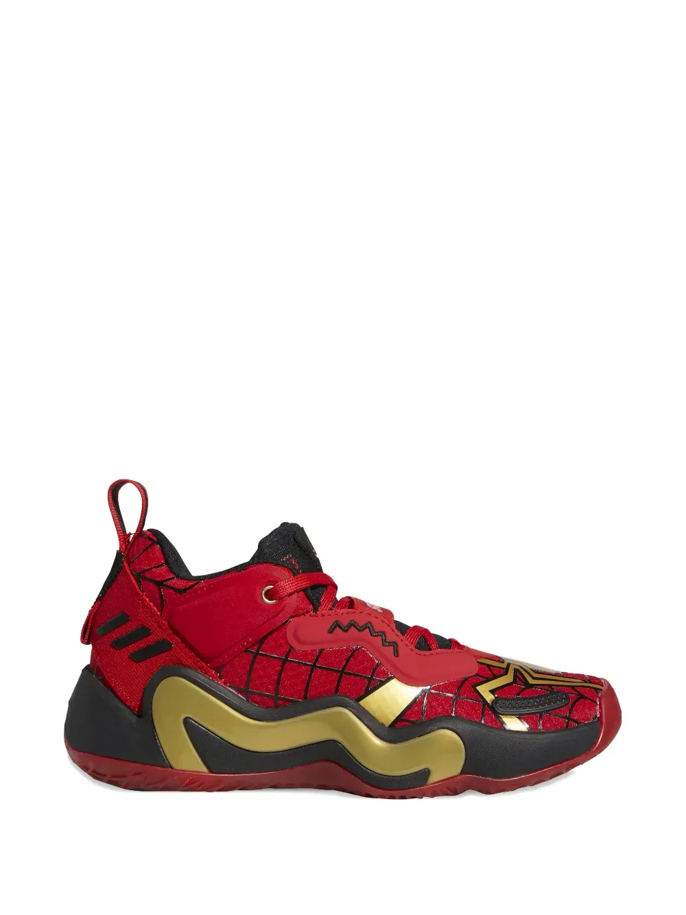Кроссовки в стиле Marvel Adidas Kids, красный