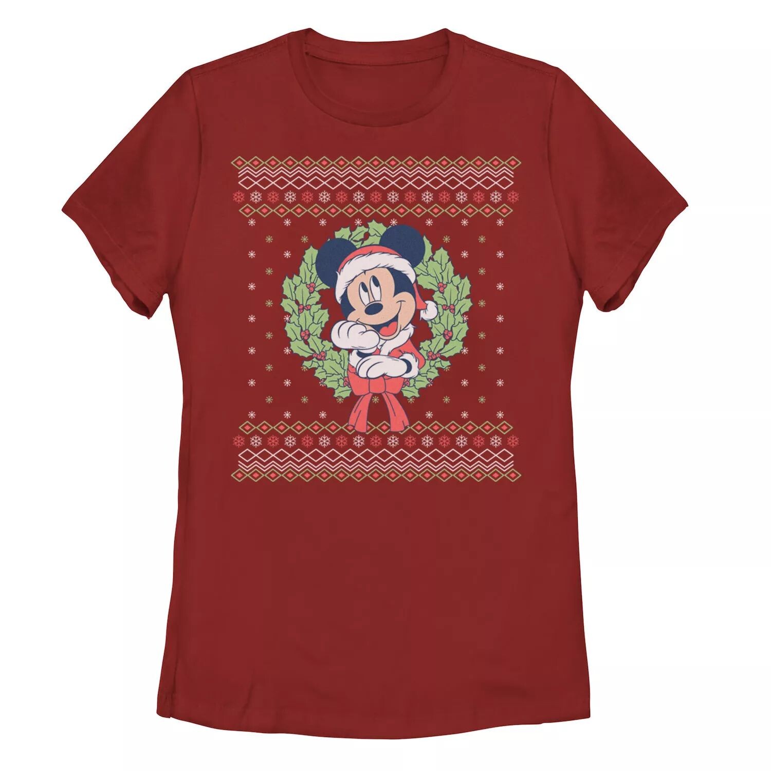 

Уродливый рождественский свитер для детей Disney's Mickey Mouse Wreath Licensed Character