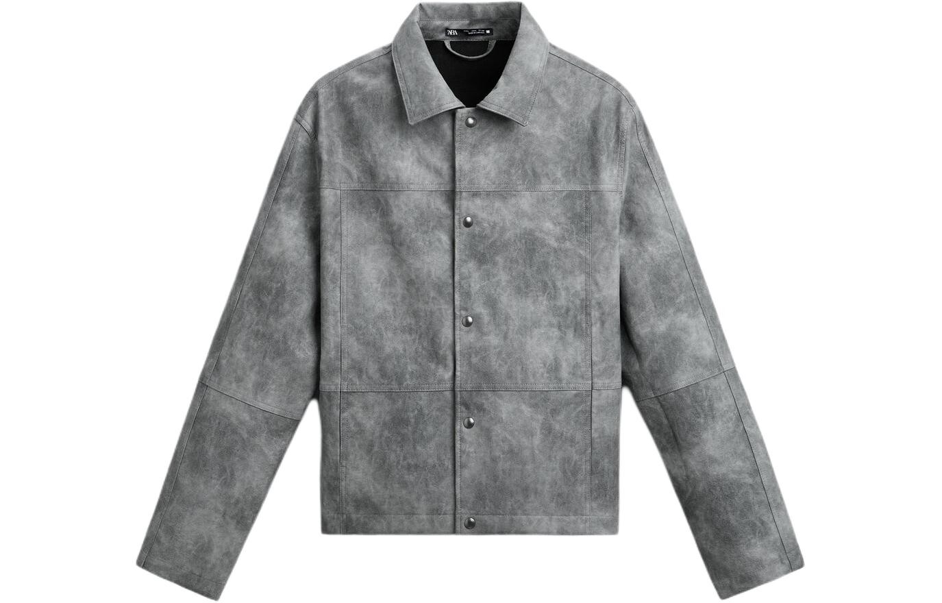 

Куртка мужская серая Zara, серый