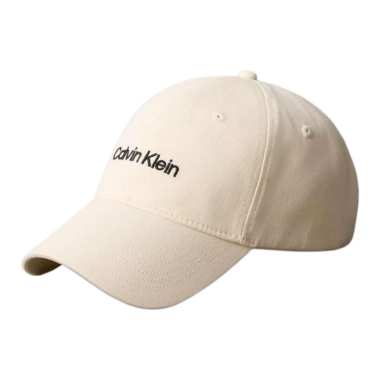 

Calvin Klein Хлопковая бейсболка унисекс черно-белая, White