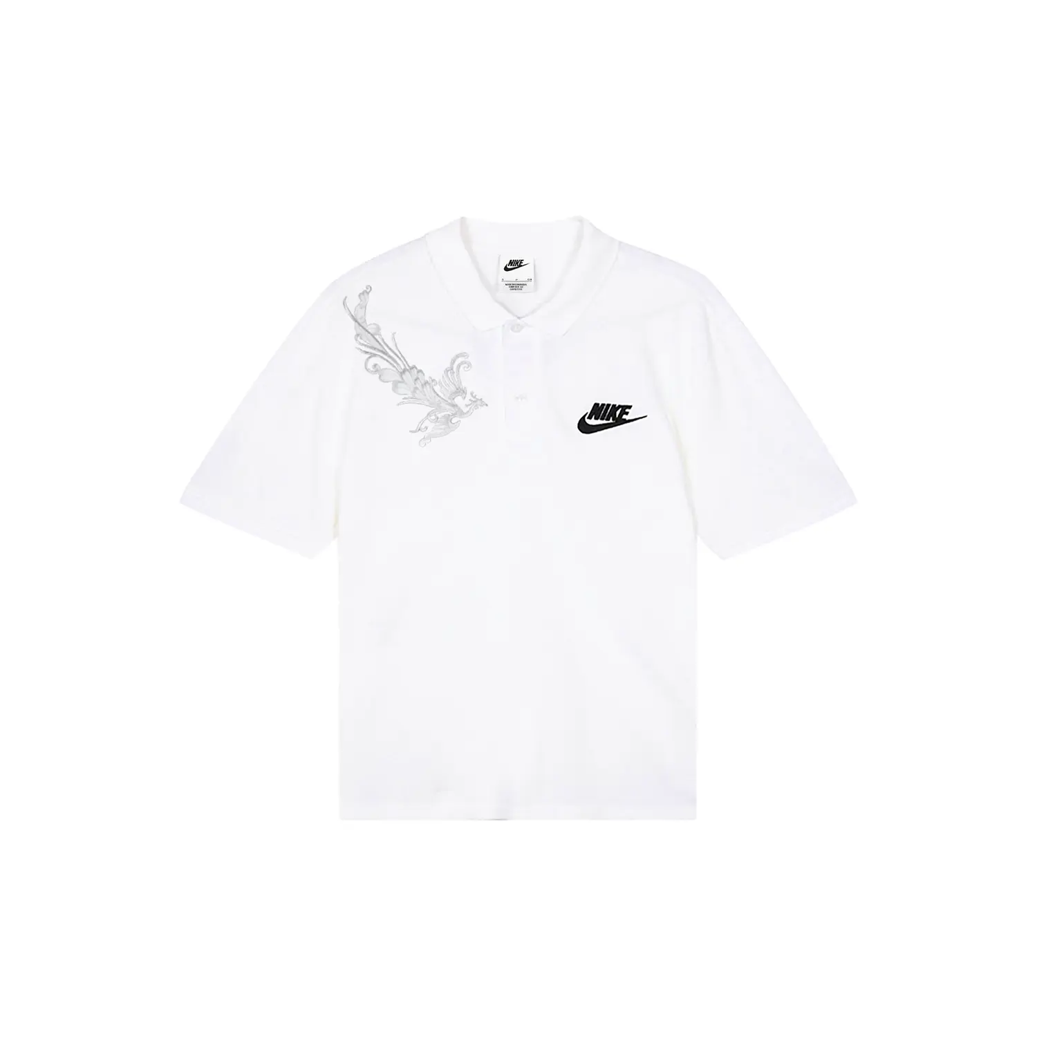 

Nike Белая поло для мужчин, Белый, Nike Белая поло для мужчин