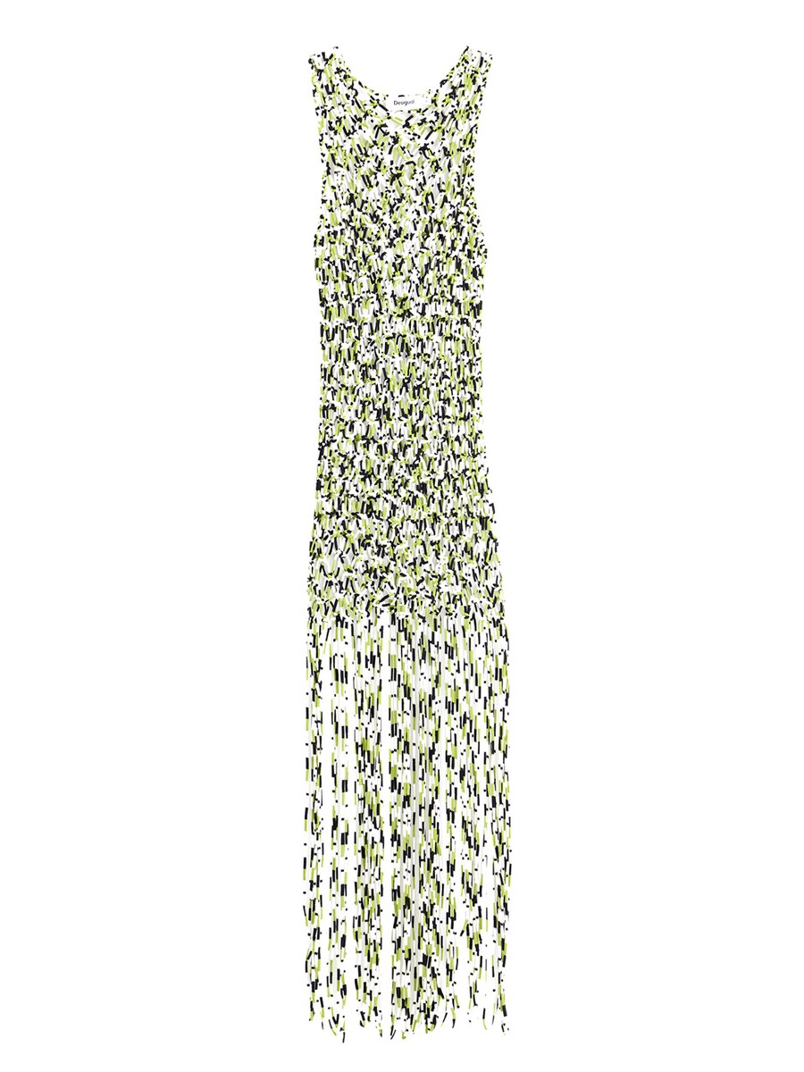 

Платье макси Desigual Dress, зеленый