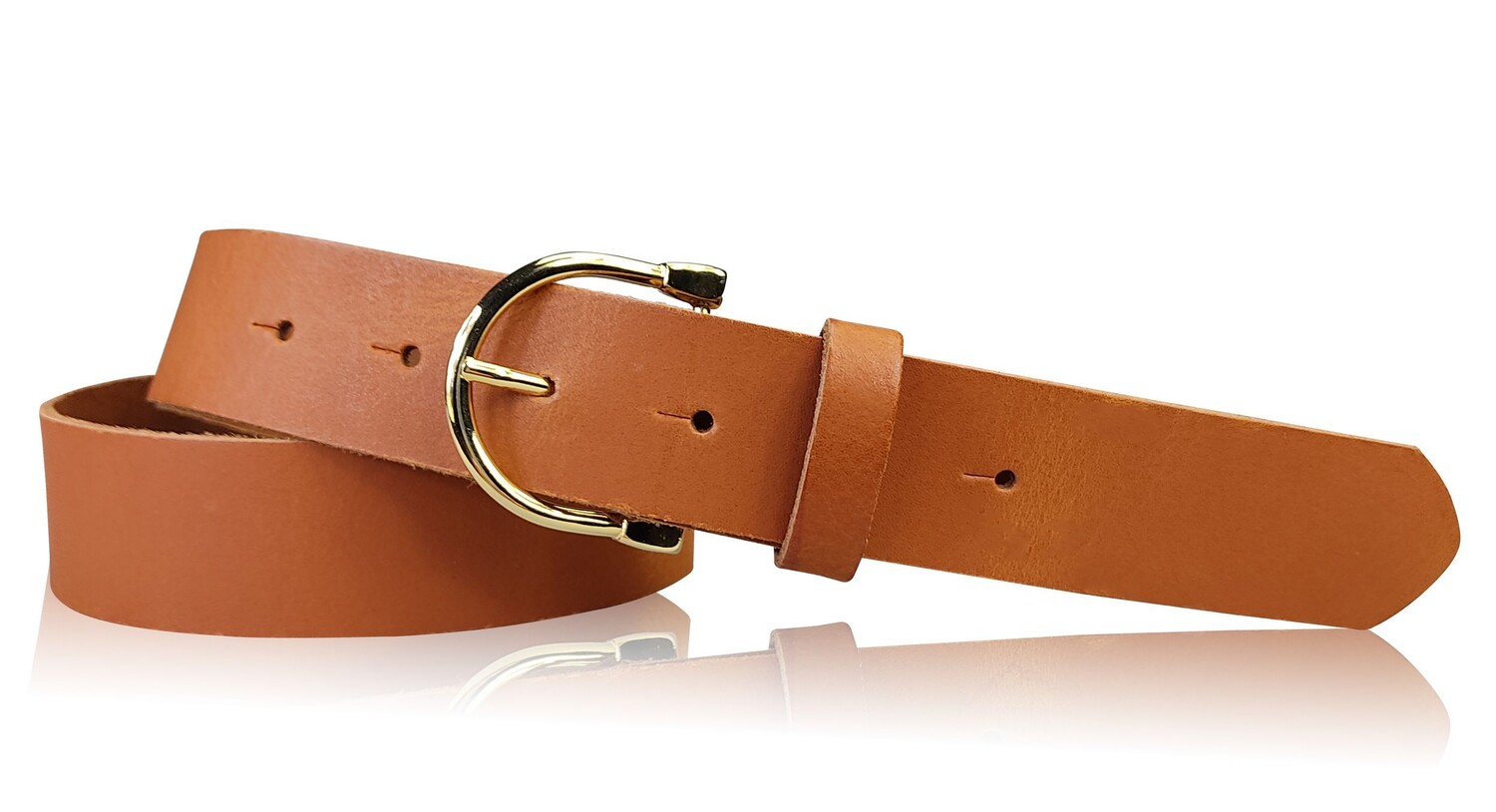 

Кожаный ремень FRONHOFER, коньячный