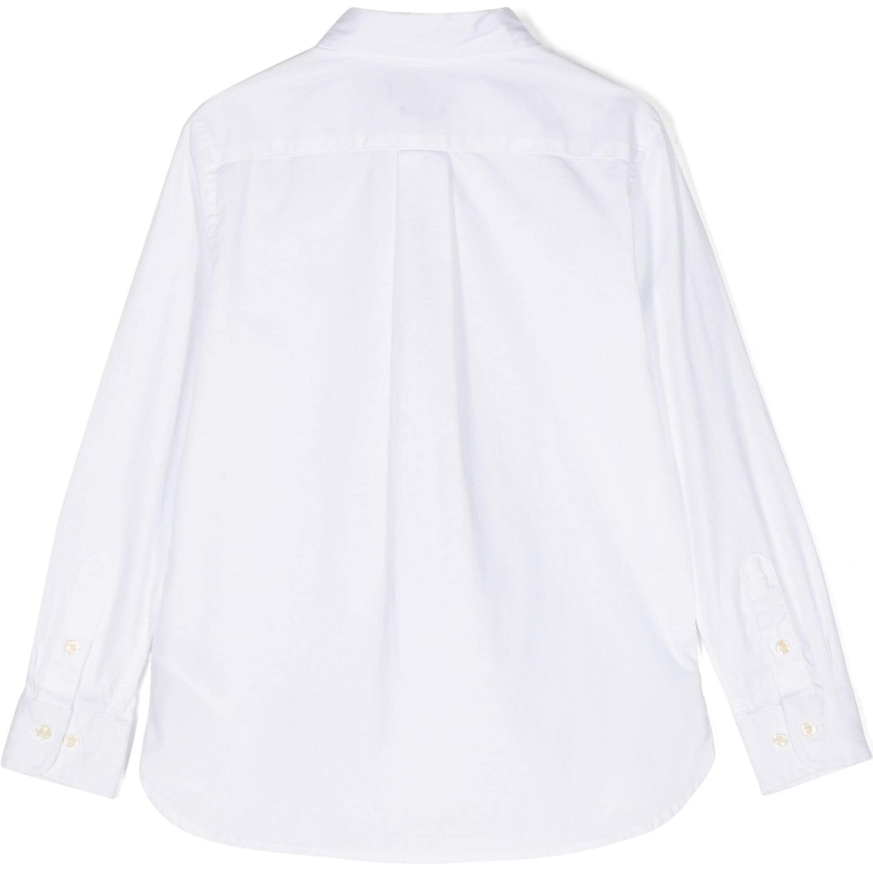 Polo Ralph Lauren Рубашка осенняя летняя весенняя детская White — фото 4