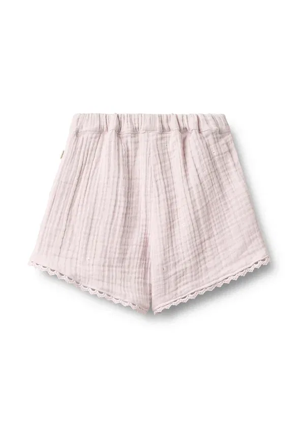 Шорты Eileen shorts, цвет пшеничный с сиреневыми цветами — фото 2