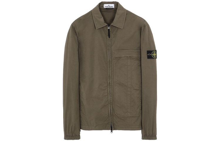 

Куртка мужская оливково-зеленая Stone Island, оливково-зеленый