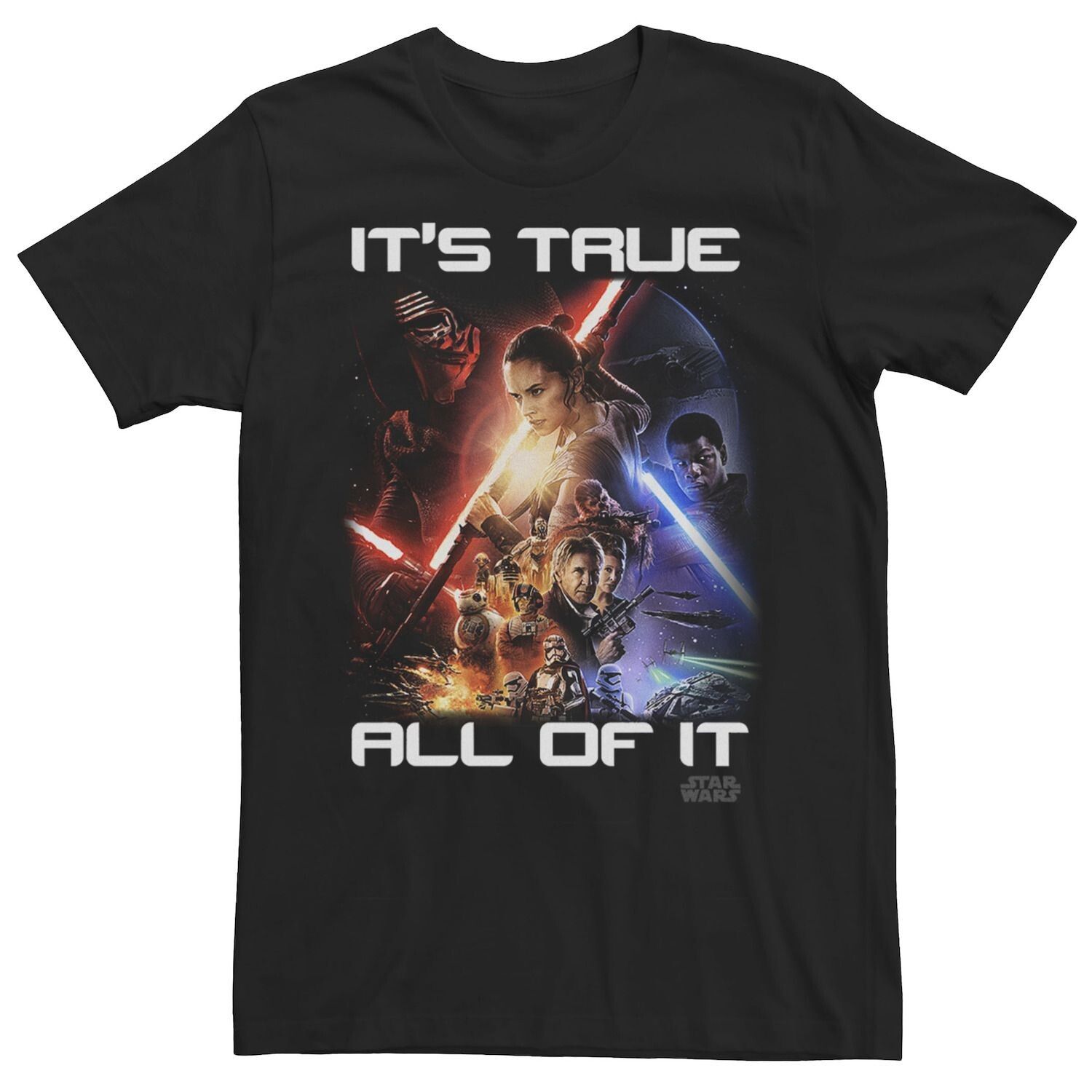

Мужская футболка Kylo Rey Finn The Honest Truth Star Wars