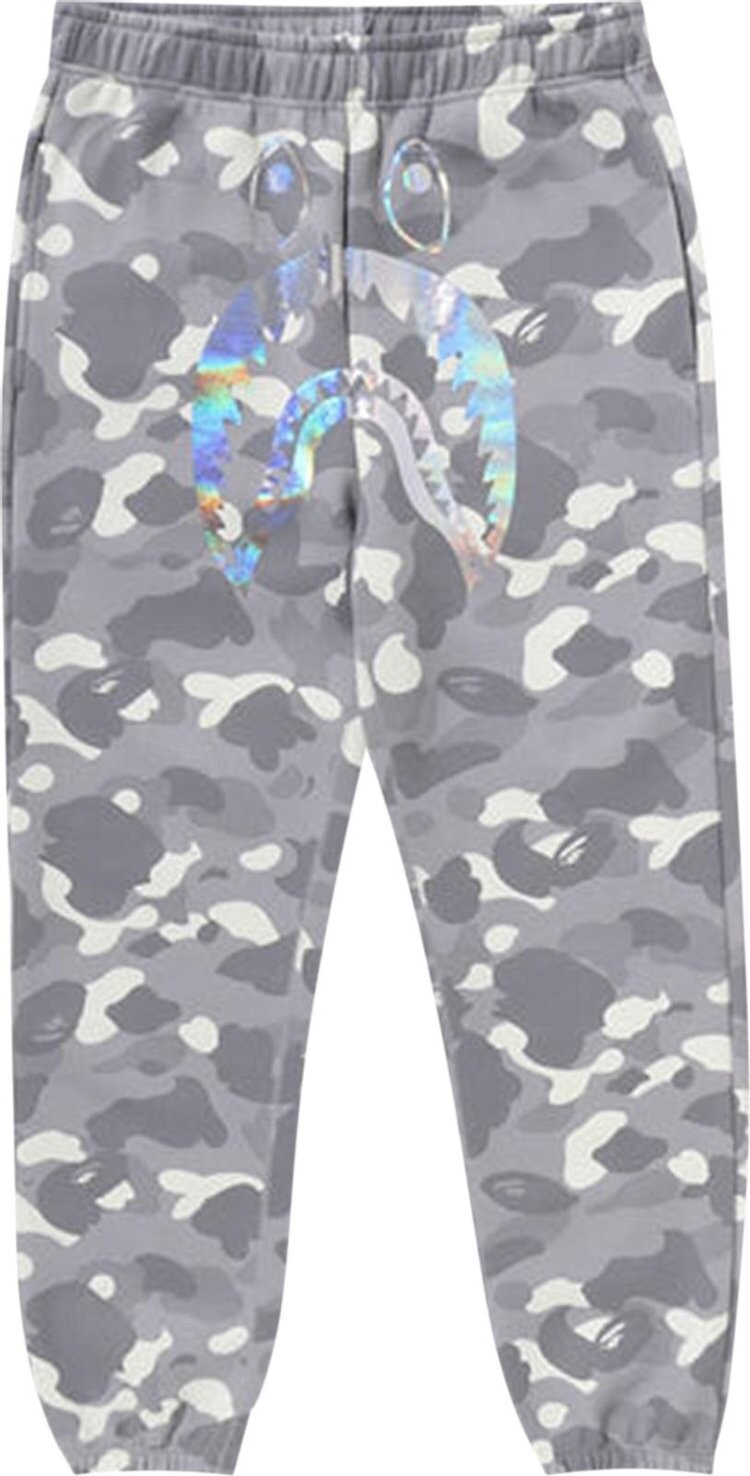 

Брюки BAPE City Camo Shark Sweat 'Grey', серый