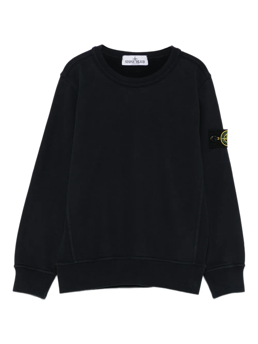 

Толстовка с нашивкой-логотипом Stone Island Junior, синий