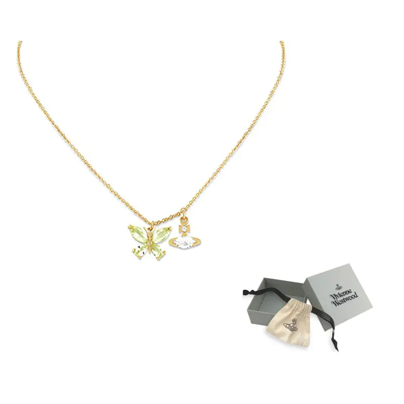 

Vivienne Westwood Латунное ожерелье Elianne для женщин Gold