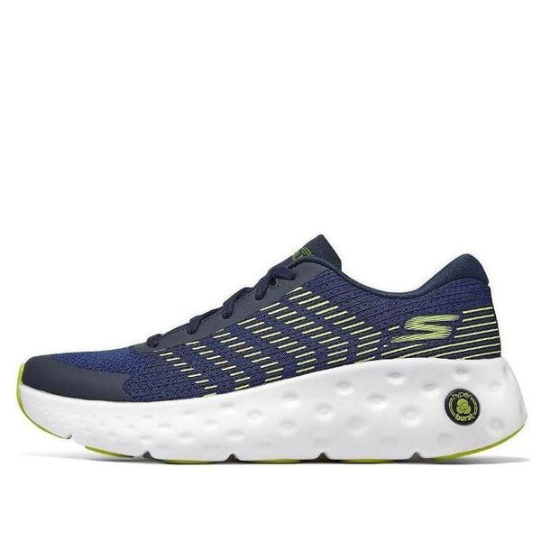 

Кроссовки max cushioning hyper craze bounce 'navy lime' Skechers, синий