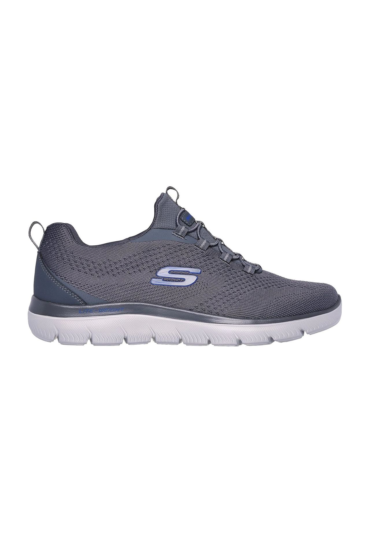 

Мужские кроссовки с язычками и логотипом SKECHERS, цвет Char