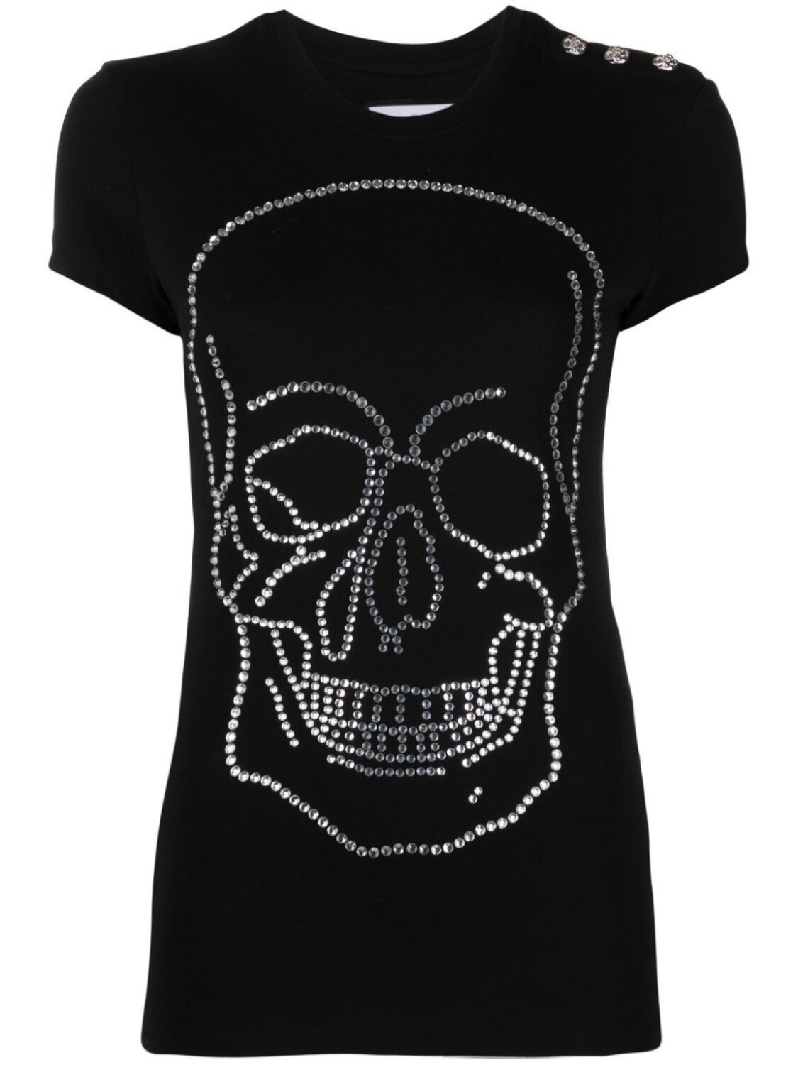 

Philipp Plein футболка с кристаллами, черный