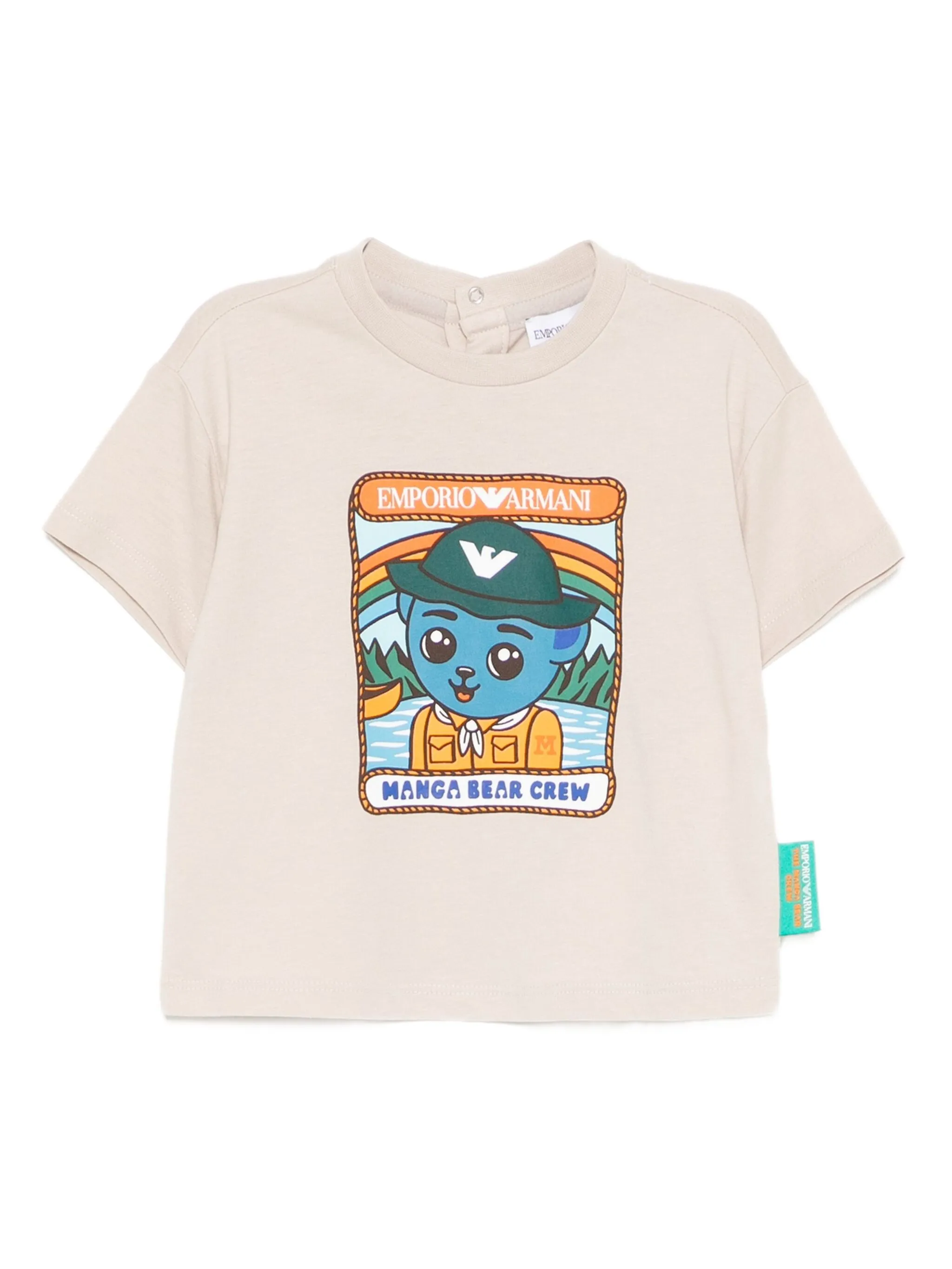 

Футболка ASV с принтом Emporio Armani Kids, нейтральный