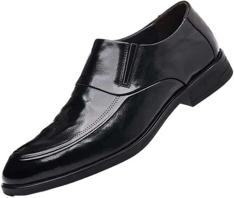 Лоферы из телячьей кожи Black, модель без бренда UOPYNE