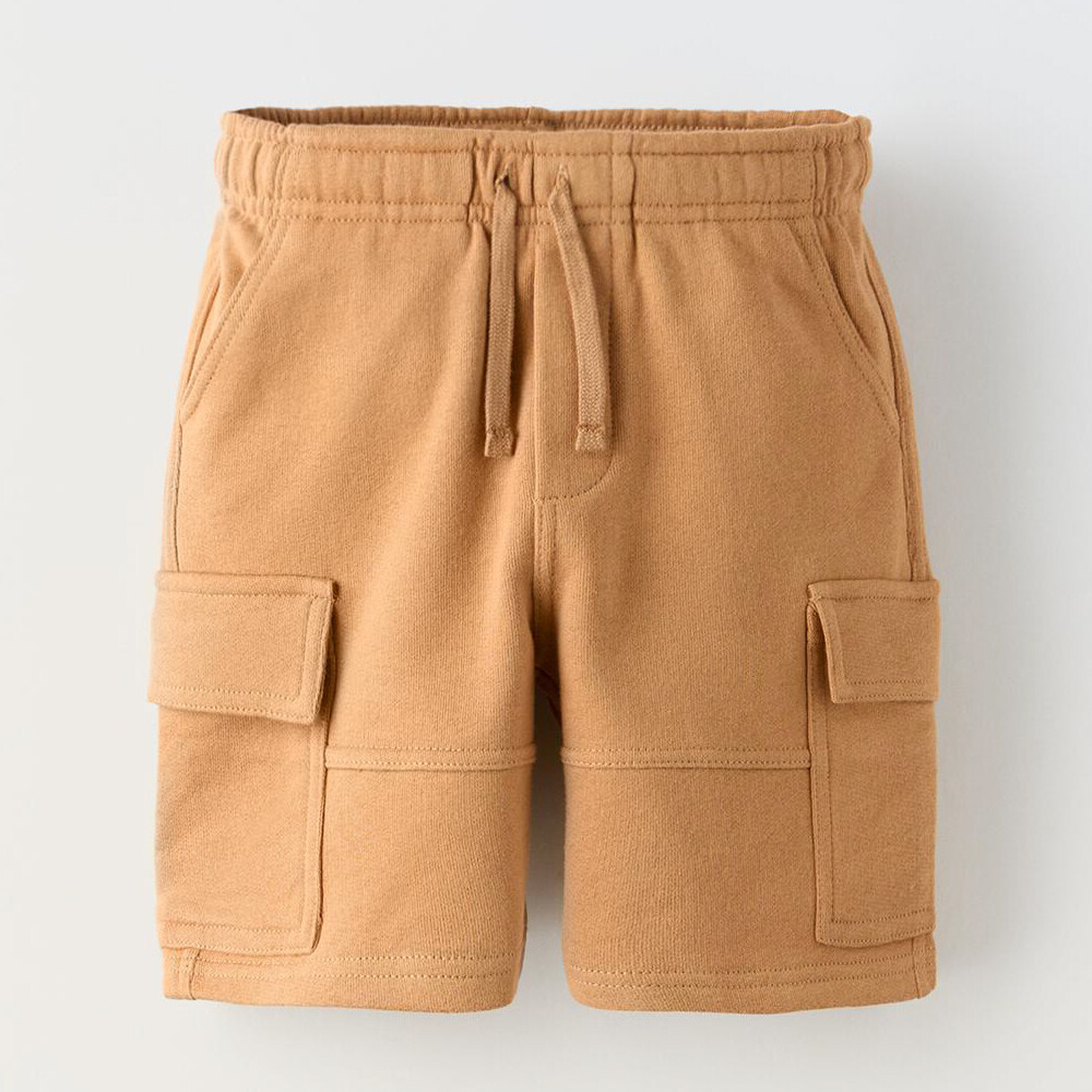 

Шорты Zara Plush Cargo Bermudas, оранжевый