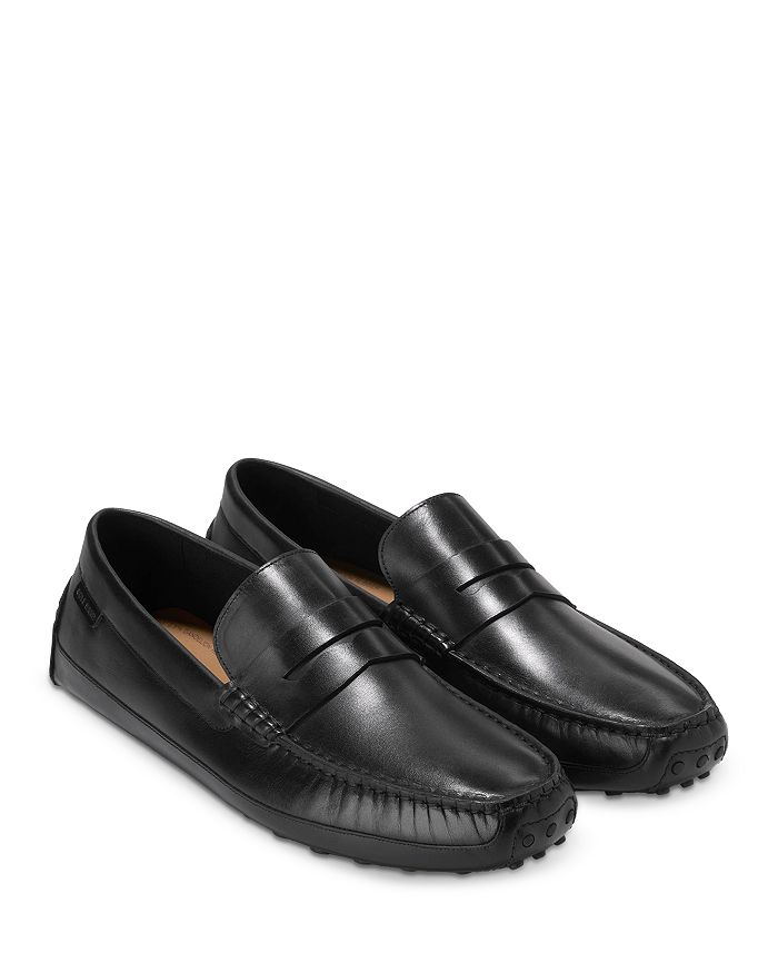 Мужские лоферы для вождения Davies Grand Slip On Cole Haan, черный — фото 3