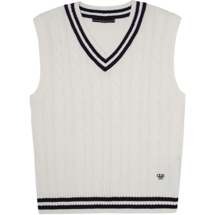

GUESS Мужская жилетка IVY цвета слоновой кости, IVY- Ivory White