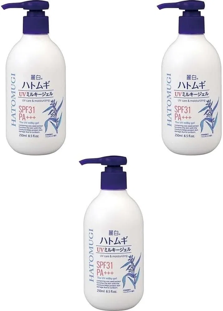 Солнцезащитный гель Hedgehog UV Milky Gel SPF31 PA+++, 3 шт по 250 мл