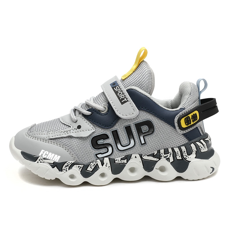 

Нескользящие износостойкие низкие повседневные кроссовки для детей FCMM, серый