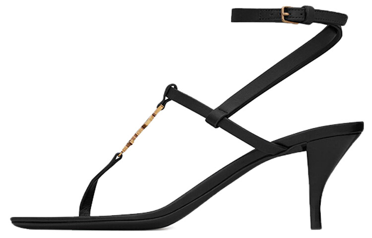 Женские сандалии Saint Laurent, черный