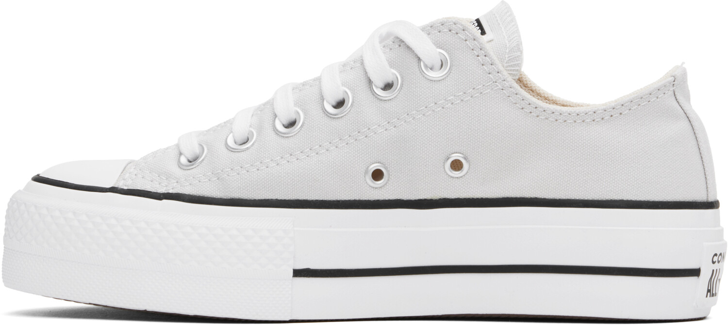 Серые кроссовки Chuck Taylor All Star Lift Platform Low Top Converse — фото 3