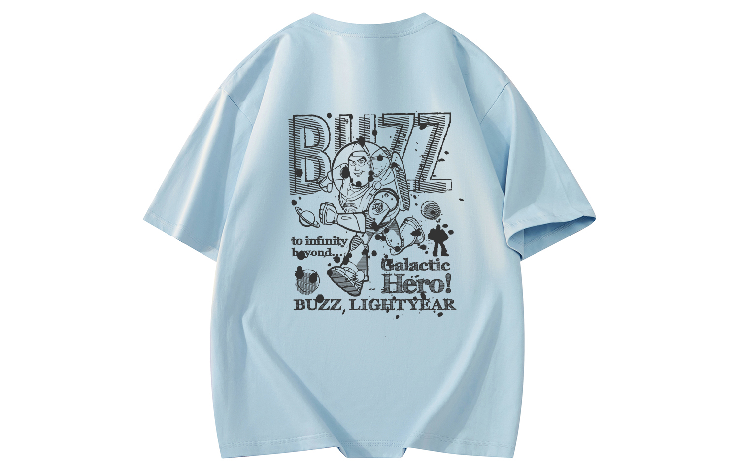 

Футболки унисекс с круглым вырезом, узкий прямой крой Disney, светлый синий