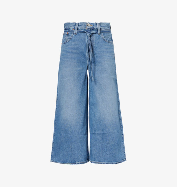 

Укороченные джинсы-кюлоты Xl с широкими штанинами и средней посадкой Levis, цвет hot and cold