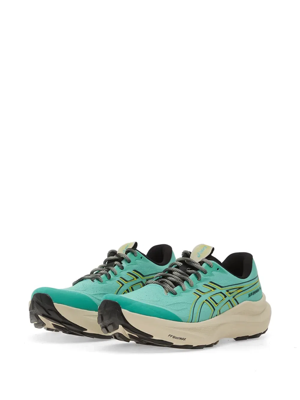 Кроссовки GT-2000 14 с узором Asics, зеленый — фото 2