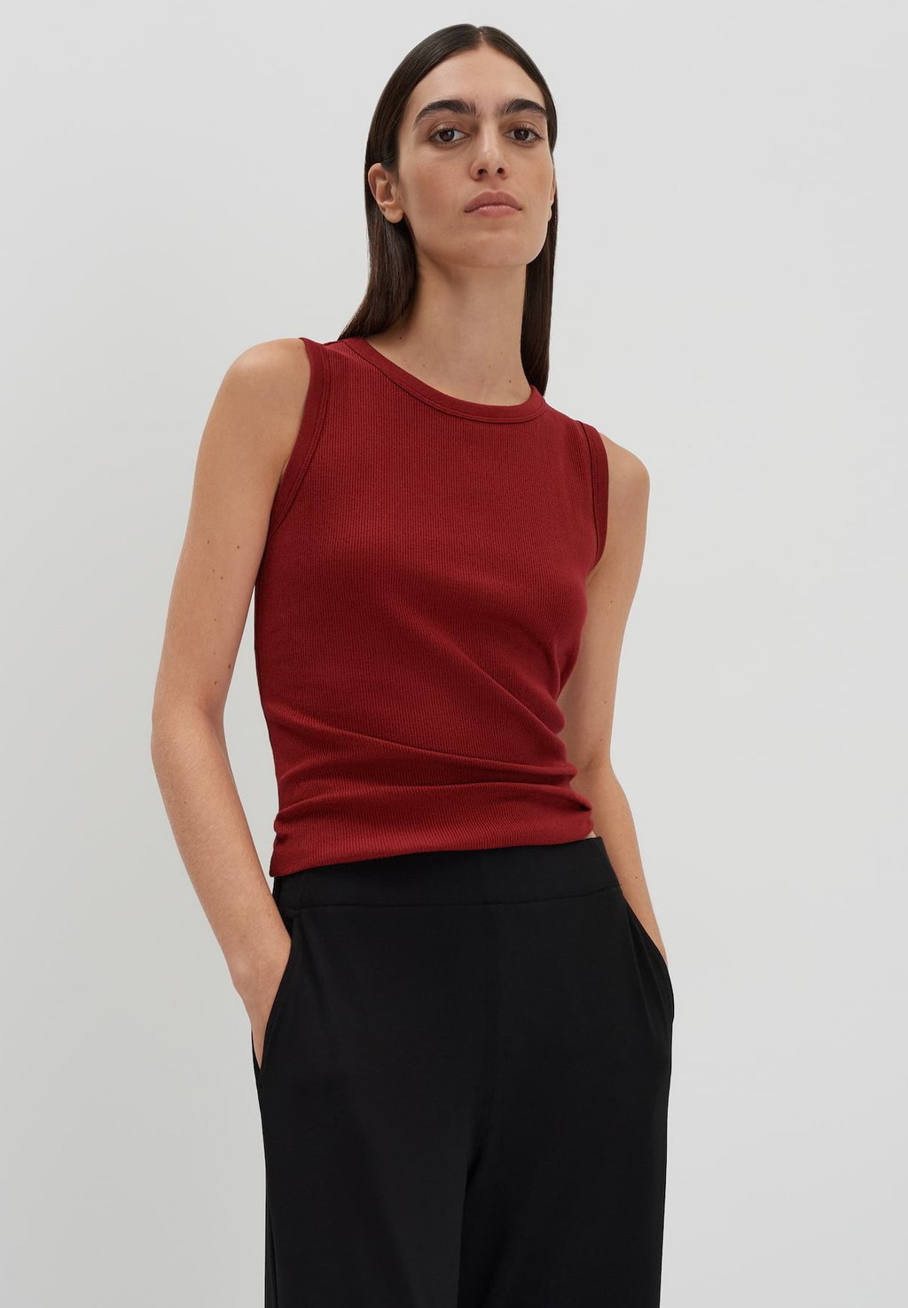 

Топ SLIM FIT RIB someday., красный