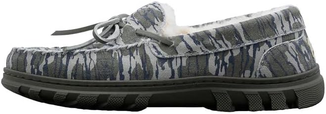 

Тапочки Bonezzz Flex - удобные мужские тапочки с камуфляжем Mossy Oak и подкладкой из искусственной овчины - прочные и экологичные согревающие для ног с эффектом памяти, подходят для дома и улицы 26Bonezzz, Mossy Oak Bottomland