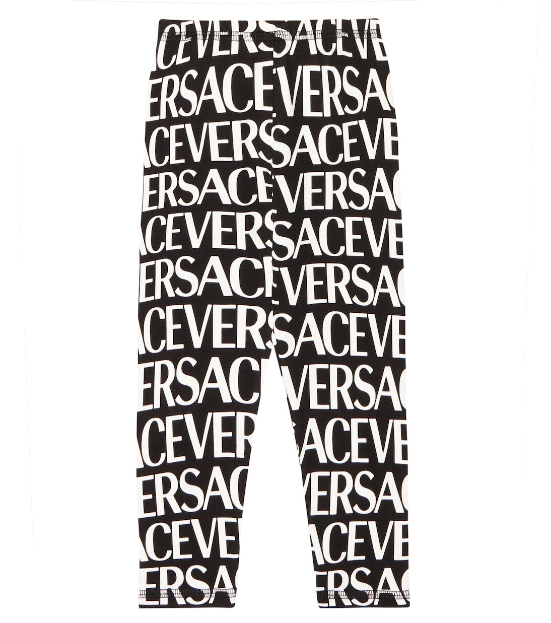 

Леггинсы из джерси с детским принтом Versace Kids, черный
