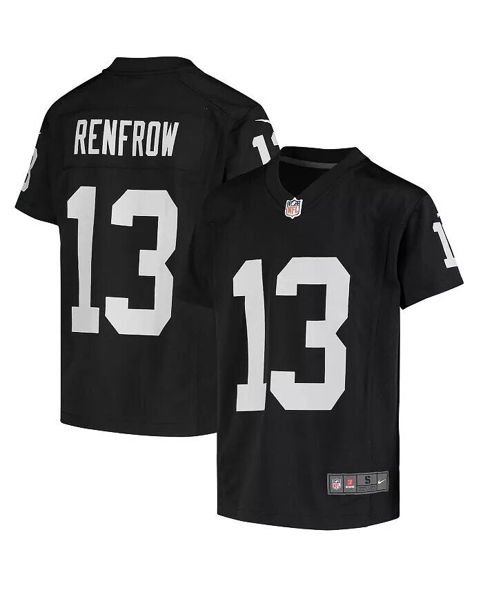 

Черная игровая майка Big Boys Hunter Renfrow Las Vegas Raiders Nike