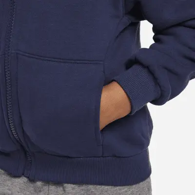 Худи Nike Sportswear Club Fleece Toddler Pullover Hoodie, темно-синий — фото 4