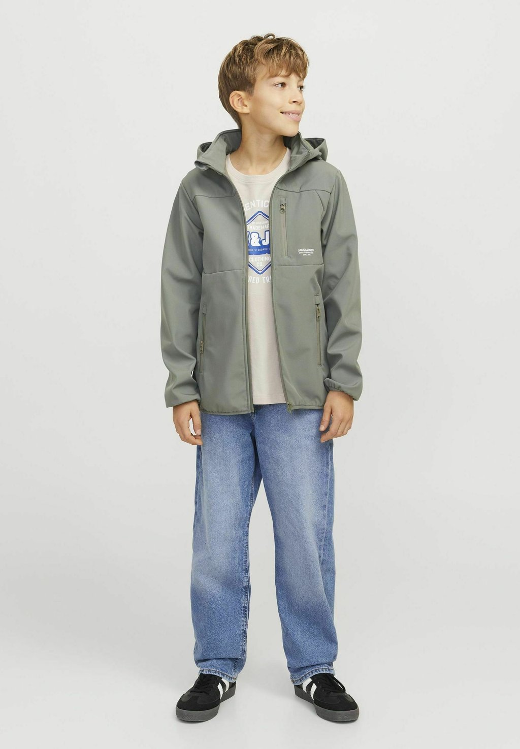 

Куртка софтшелл JJTHEO NOOS Jack & Jones Junior, зеленый