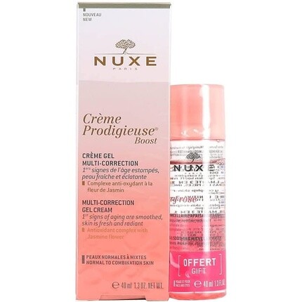 

Nuxe Crème Prodigieuse Boost Мультикорректирующий гель-крем 40 мл с успокаивающей мицеллярной водой «Очень розовая» 3 в 1 40 мл