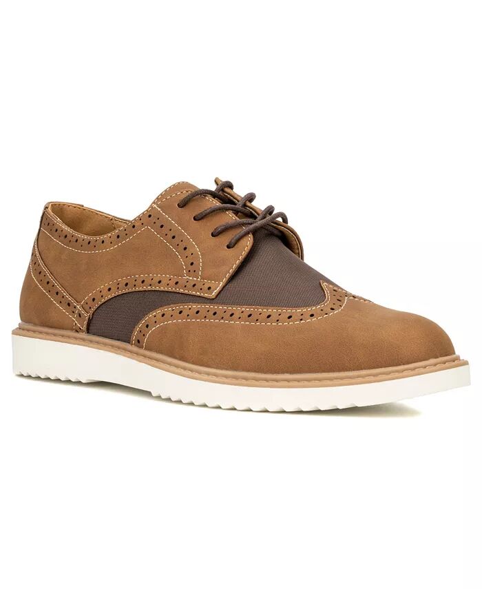 

Мужские туфли-оксфорды Tyler Wingtip New York & Company, коричневый