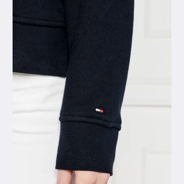 Толстовка мини-боди свободного кроя с логотипом Tommy Hilfiger, синий — фото 4