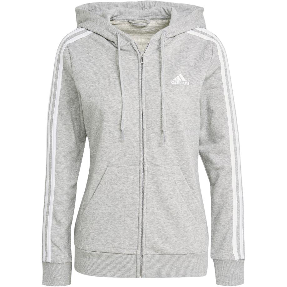 Adidas Женская повседневная куртка, Medium Heather Gray/White — фото 3