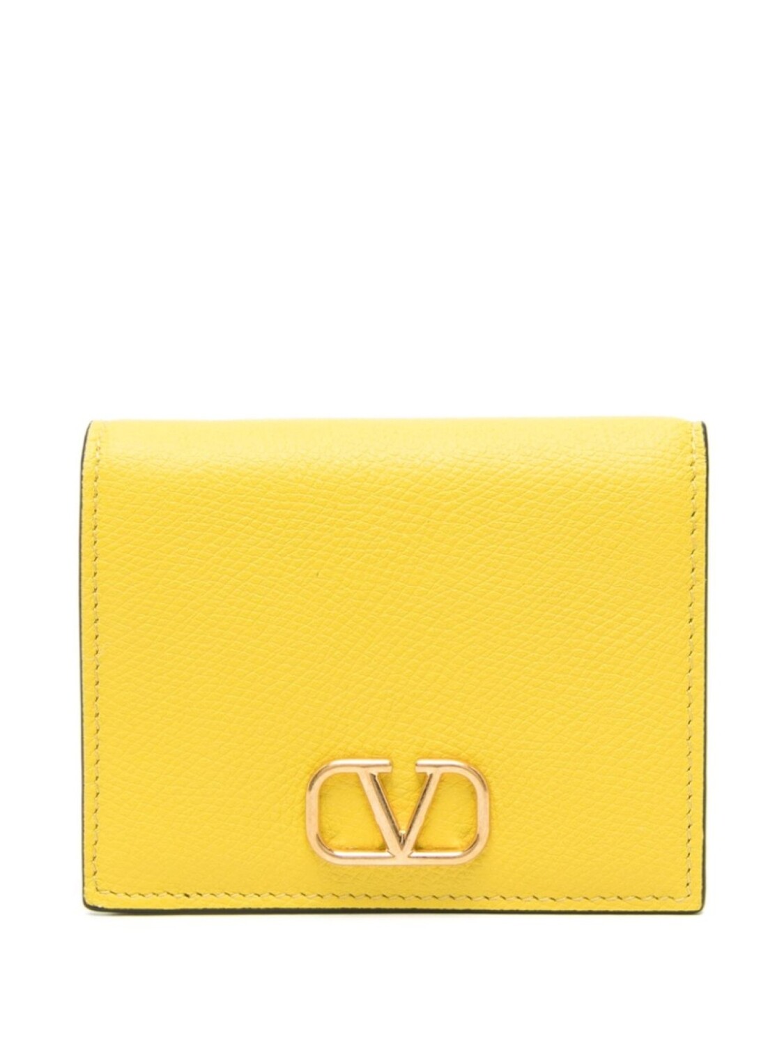 

Valentino Garavani кошелек с логотипом Compact VLogo, желтый