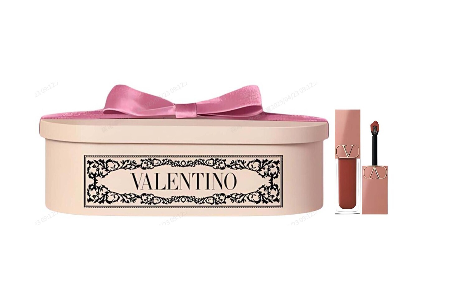Тюбик матового блеска для губ Box Limited Edition Naked, легко растушевывается, стойкий, 6,5 мл Valentino, #77a — фото 2
