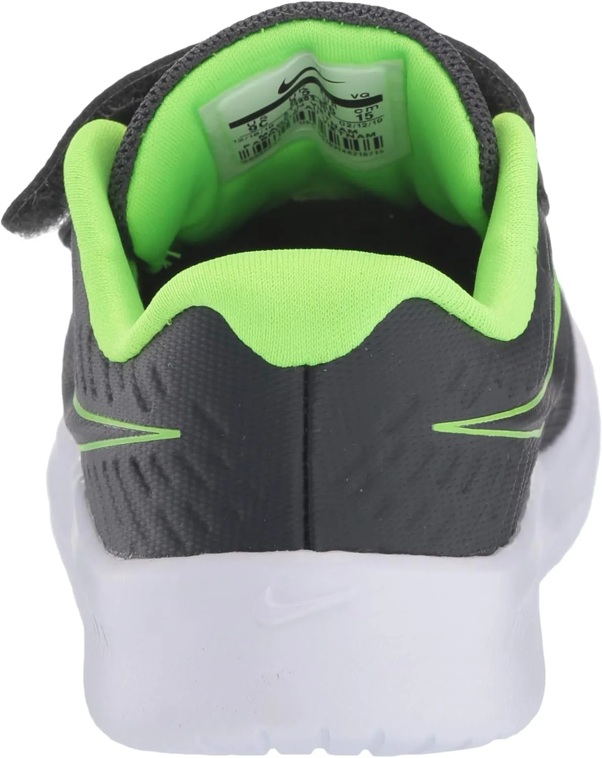 Детские беговые кроссовки Nike Star Runner 2 (PSV) унисекс, белый/зеленый/серый — фото 4