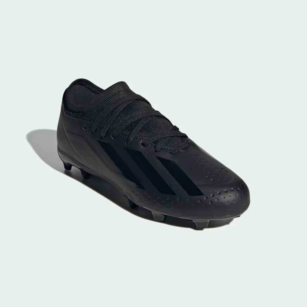 Детские модные кроссовки Adidas X Crazyfast.3 для твердого грунта, черный — фото 3