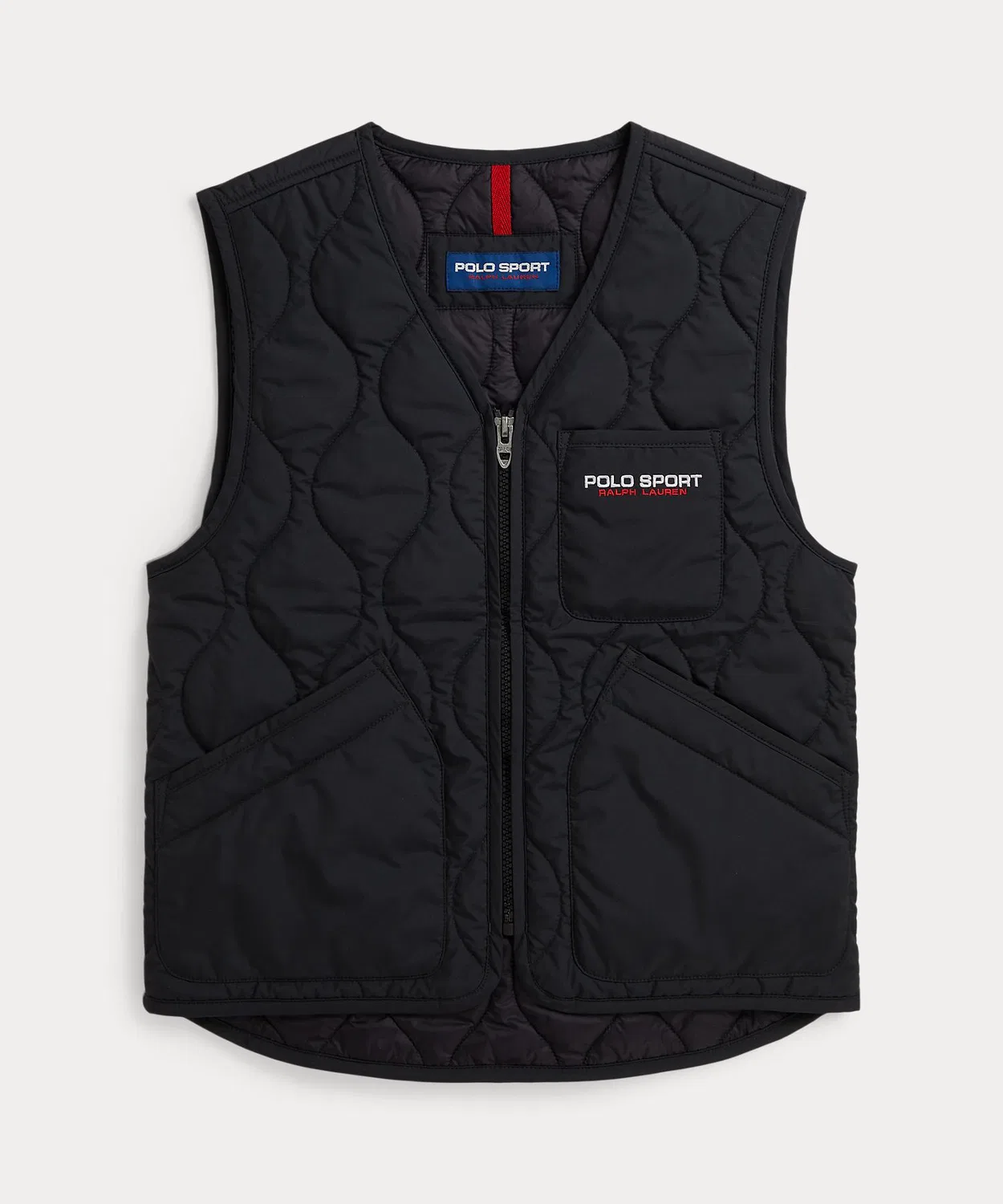Жилет стёганый Polo Sport для мальчиков, чёрный