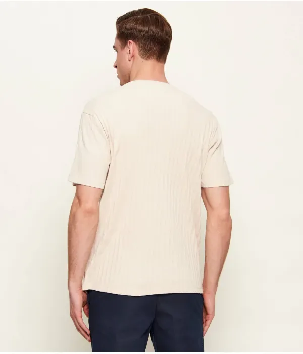 Футболка loose fit Us Polo Assn, бежевый — фото 3
