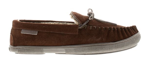 Мужские кожаные тапочки Ace шоколадного цвета Hush Puppies, коричневый — фото 2