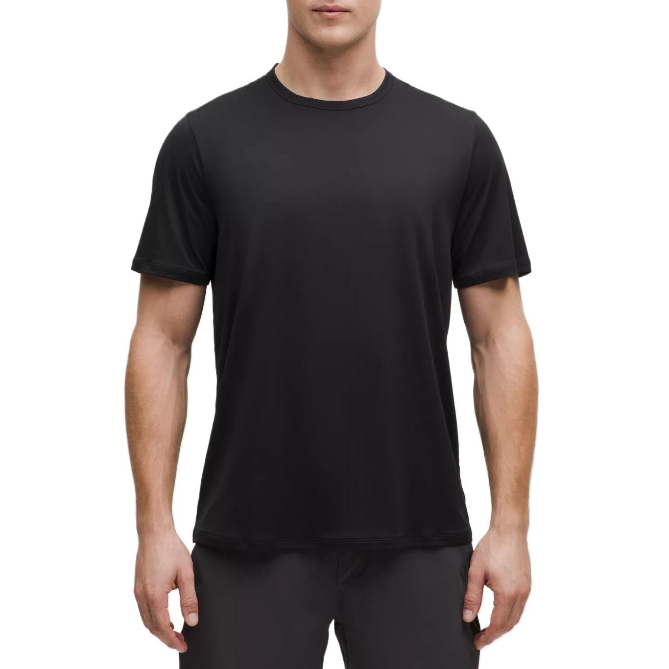 

Футболка Mile Maker Run Crew No Stink Zinc унисекс Lululemon, черный